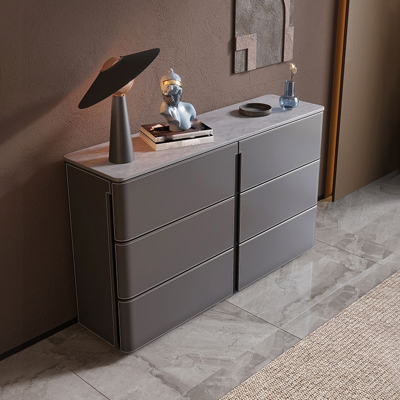 Sideboard di pietra contemporanea Sideboard a buffet con cassetti per soggiorno