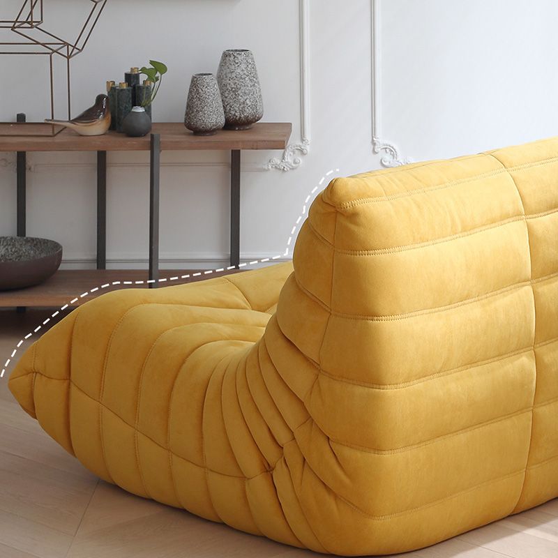 40" Wide Contemporary Sofa Leather Tufted Armless Stationary Seating Clearhalo 'furn' 'furn_sofas' 'Furniture' 'Living Room Furniture' 'Sofa' 'sofas' 1200x1200_e2482acf-06aa-4dcc-af16-d9dc1ab38183