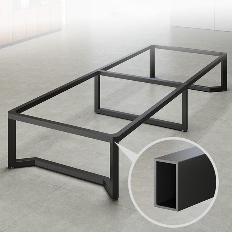 Contemporary Style Meeting Desk Brown Office Desk for Office and Meeting Room Clearhalo 'furn' 'furn_office_desk' 'Furniture' 'Office Desks' 'Office Furniture' 'office_desk' 1200x1200_e249e179-98dd-406a-bc9f-3c557292d4b4