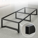 Contemporary Style Meeting Desk Brown Office Desk for Office and Meeting Room Clearhalo 'furn' 'furn_office_desk' 'Furniture' 'Office Desks' 'Office Furniture' 'office_desk' 1200x1200_e249e179-98dd-406a-bc9f-3c557292d4b4