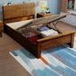 Solid Wood Rectangular Standard Bed Headboard Bed with Custom Legs Clearhalo 'Bedroom Furniture' 'Beds' 'furn' 'furn_beds' 'Furniture' 1200x1200_e24ac106-1b0a-4bbe-8266-d4b79c01c1f3