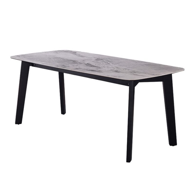 Modern Ash Wood Dinette Set 1/2/4/5/7 Pieces Dining Table Set with Grey Sintered Stone Top Clearhalo 'Dining Room Sets' 'Dining Tables & Seating' 'dining_room_set' 'furn' 'furn_dining_room_set' 'Furniture' 'furniture_dining_room_set' 'Kitchen & Dining Furniture' 1200x1200_e24caa2e-843e-4f5e-a062-ab0154f3924e