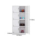 Contemporary Style Home Wardrobe Steel Wardrobe Closet with Doors