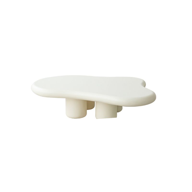 Couchtisch aus Massivholz mit 4 Beinen, moderner, minimalistischer Couchtisch