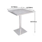 Industrial Style Dinner Table Stainless Steel Dining Site Table for Home Clearhalo ' dining_table' 'Dining Tables & Seating' 'Dining Tables' 'furn' 'furn_dining_table' 'Furniture' 'furniture_dining_table' 'Kitchen & Dining Furniture' 'kitchen&dining_furn' 'kitchen' 'kitchen_dining_table' 1200x1200_e2521222-242f-4d1c-a9ad-25e1c7d467dc