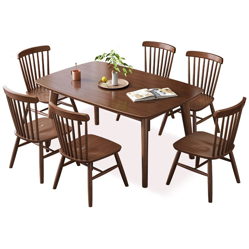 1/2/5/7 Pieces Modern Wood Furniture Standard Height Dining Table Set with 4 Legs Clearhalo 'Dining Room Sets' 'Dining Tables & Seating' 'dining_room_set' 'furn' 'furn_dining_room_set' 'Furniture' 'furniture_dining_room_set' 'Kitchen & Dining Furniture' 'kitchen&dining_furn' 'kitchen' 1200x1200_e25533d5-72b2-4e8b-a193-6d092680372d