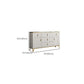 15,21-inch W eigentijdse opbergkist Stenen opbergkist dressoir