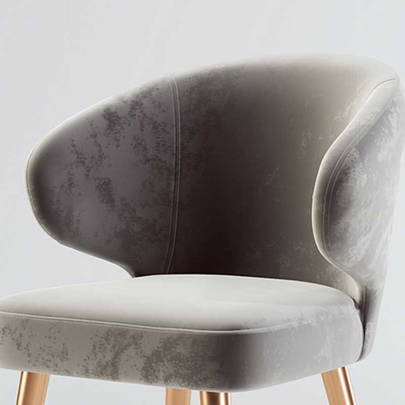 Modern Indoor-Outdoor Chair Metal Dining Wingback Armless Chair for Kitchen Clearhalo ' kitchen&dining_furn' 'Dining Chairs' 'Dining Tables & Seating' 'dining_chair' 'furn' 'furn_dining_chair' 'Furniture' 'furniture_dining_chair' 'Kitchen & Dining Furniture' 'kitchen' 1200x1200_e2584c5a-b8b3-43ff-b109-a13c9e4b3df8