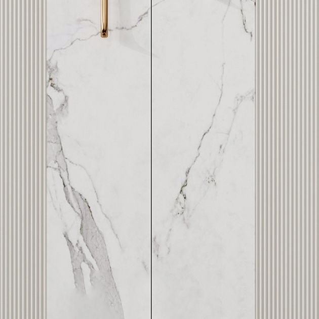 Gabinete aparador de mármol de la mesa del aparador glamoroso con puertas para la cocina