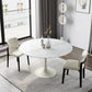 Stone Top Dining Table Modern Round Table with Pedestal Base Clearhalo 'Dining Tables & Seating' 'Dining Tables' 'dining_table' 'furn' 'furn_dining_table' 'Furniture' 'furniture_dining_table' 'Kitchen & Dining Furniture' 'kitchen' 'kitchen_dining_table' 1200x1200_e2600779-8dc4-4ddd-acaa-c65a005d1960