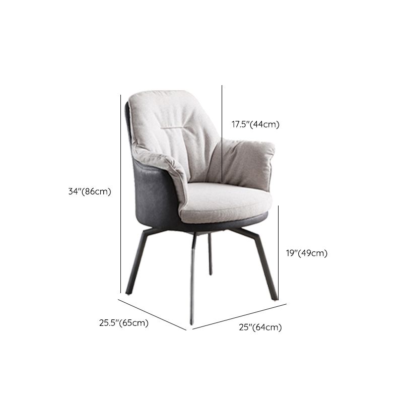 Sedia da ufficio in stile moderno casa sedia a braccioless con 4 gambe