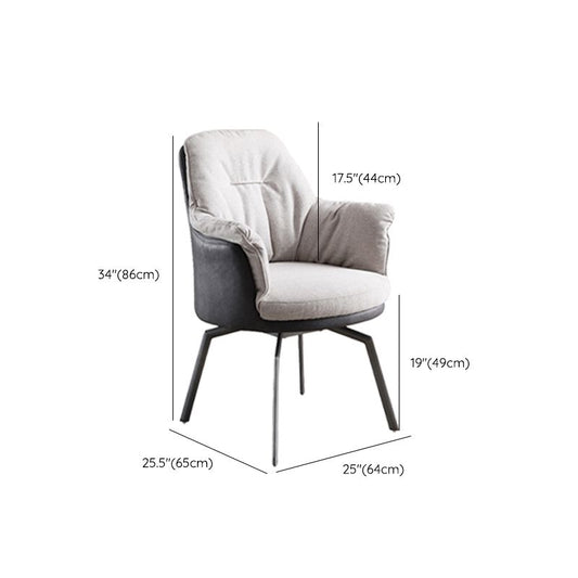 Sedia da ufficio in stile moderno casa sedia a braccioless con 4 gambe