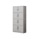 Contemporary Style Home Wardrobe Metal Wardrobe Closet with Locks