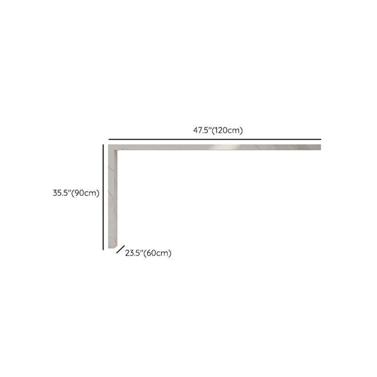 Modern White Sintered Stone Dining Bar Table for Kitchen Dining Room Clearhalo 'Bar Furniture' 'Bar Tables' 'bar_tables' 'furn' 'furn_bar_tables' 'Furniture' 'Kitchen & Dining Furniture' 1200x1200_e26269b0-33f4-4131-9b7c-56d69137df08