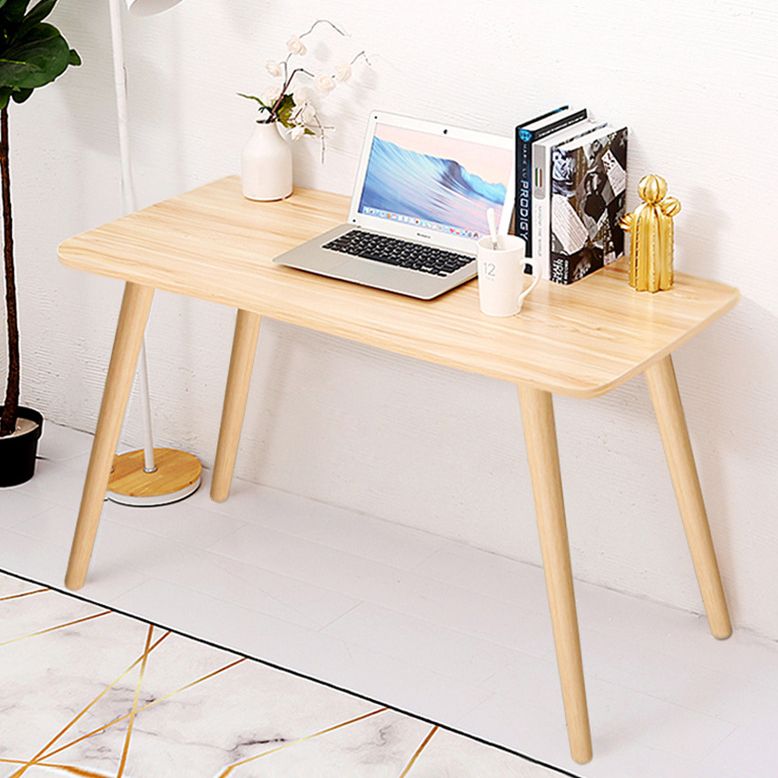 Wooden Home Writing Desk Modern Style Parsons Base Office Desk Clearhalo 'furn' 'furn_office_desk' 'Furniture' 'furniture_office_desk' 'Office Desks' 'Office Furniture' 'office_desk' 1200x1200_e2637d5f-e9c2-4f0d-9ca9-d2374090129e