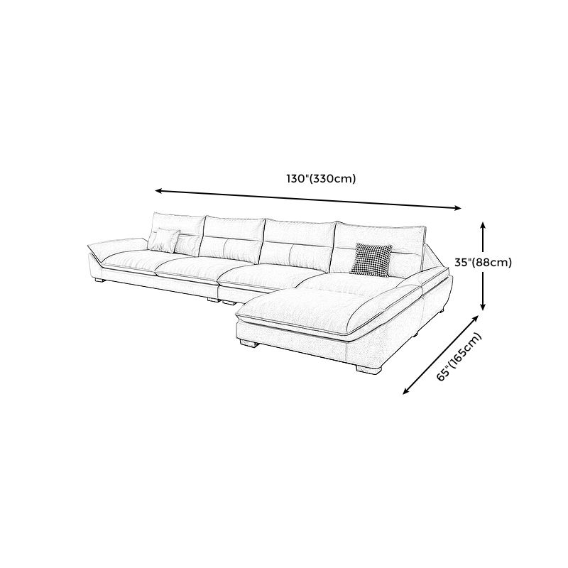 Modern Cream Cushion Back Sofa Faux Leather Living Room Sectional with Storage Clearhalo 'furn' 'furn_sectionals' 'Furniture' 'furniture_sectionals' 'kitchen' 'kitchen_sectionals' 'Living Room Furniture' 'Sectionals' 1200x1200_e263ce49-3fe9-4b19-9f31-65bcb3113fec