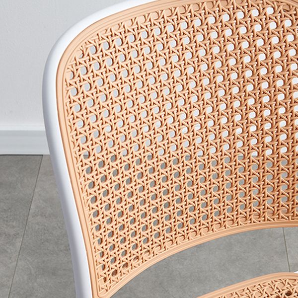Tropical Style Wicker Dining Chairs Open Back Dining Side Chair for Kitchen Clearhalo ' kitchen&dining_furn' 'Dining Chairs' 'Dining Tables & Seating' 'dining_chair' 'furn' 'furn_dining_chair' 'Furniture' 'furniture_dining_chair' 'Kitchen & Dining Furniture' 'kitchen' 1200x1200_e264548f-5000-40c5-9478-f98bd99cf345