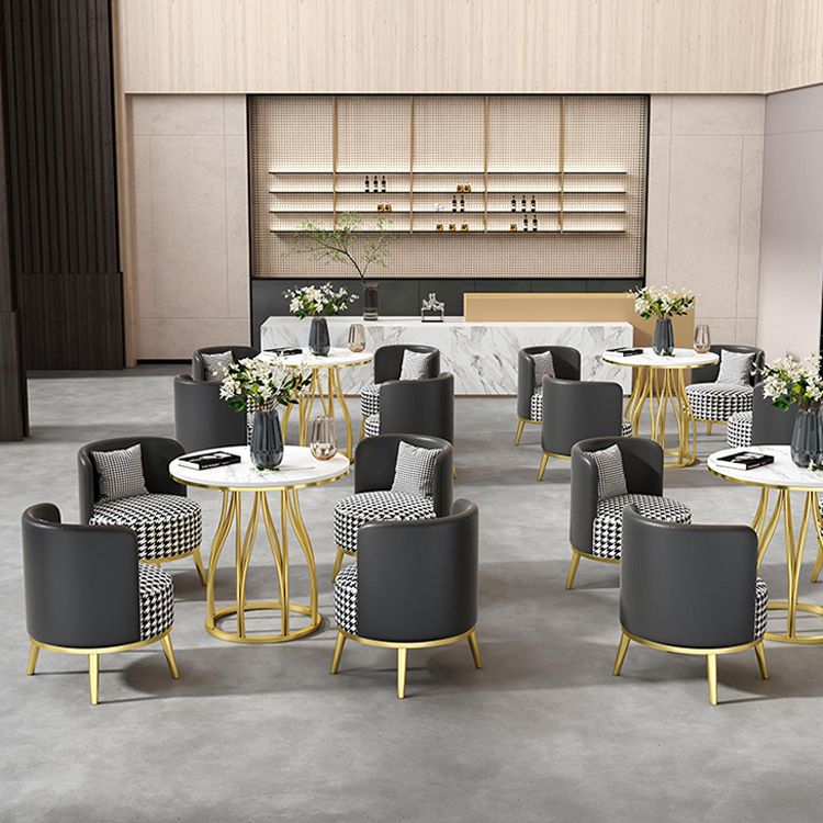 Glam 1/2/5 Pieces Metal Dining Set Dining Furniture Set /Separate Items Clearhalo 'Dining Room Sets' 'Dining Tables & Seating' 'dining_room_set' 'furn' 'furn_dining_room_set' 'Furniture' 'furniture_dining_room_set' 'Kitchen & Dining Furniture' 'kitchen&dining_furn' 'kitchen' 1200x1200_e2651b5f-39de-41de-ac71-bfa27fc1fed2