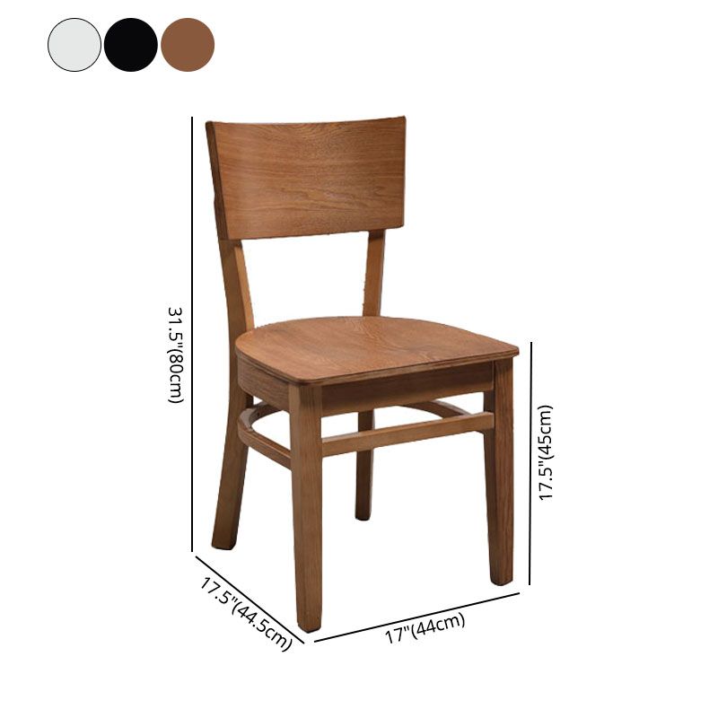Open Back Armless Dining Chairs Indoor Side Chairs with Wood Legs (Set of 2) Clearhalo ' kitchen&dining_furn' 'Dining Chairs' 'Dining Tables & Seating' 'dining_chair' 'furn' 'furn_dining_chair' 'Furniture' 'furniture_dining_chair' 'Kitchen & Dining Furniture' 'kitchen' 1200x1200_e2659065-0218-4119-a06c-2f10cdc9b2fb