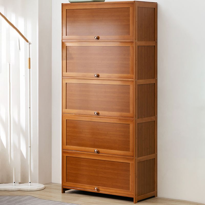 Mittelalterlich moderner Aktenschrank Holzrahmenschubladen Aktenschrank