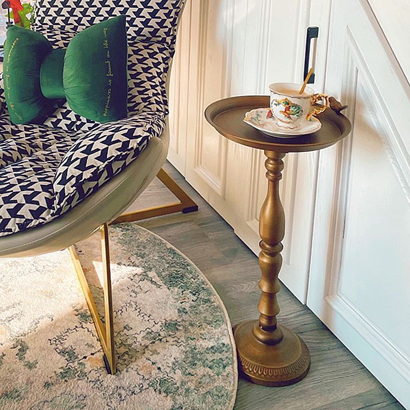 Tavolo laterale superiore del vassoio mentale rotondo tavolo da estremità angosciata