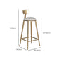 Faux Leather Dining Stools Low Back Bar Stools with Metal Base Clearhalo 'Bar Furniture' 'Bar Stools' 'bar_stools' 'furn' 'furn_bar_stools' 'Furniture' 'Kitchen & Dining Furniture' 1200x1200_e268f805-fc16-455b-89d2-1f21d3c2b0a9