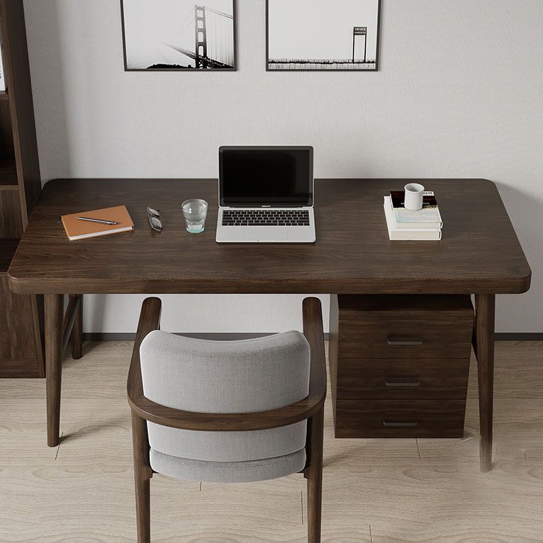 Pine Solid Wood Writing Desk Contemporary Style Rectangular Office Desk Clearhalo 'furn' 'furn_office_desk' 'Furniture' 'Office Desks' 'Office Furniture' 'office_desk' 1200x1200_e26aa74b-4284-40ed-a4d7-d5426403cc8e