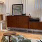 Commode double ultra moderne en pin, commode de rangement pour chambre à coucher