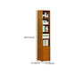 Modern Style Bookshelf Standard Closed Back Wooden Bookcase for Home