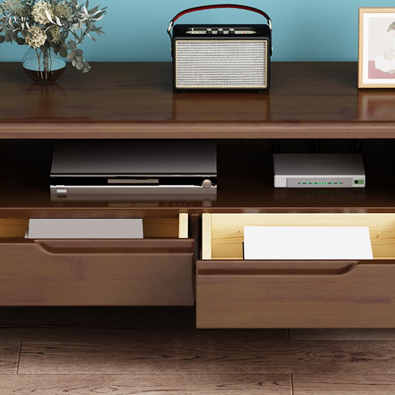 Rubber Wood Contemporary TV Console Open Storage Media Console Clearhalo 'furn' 'furn_tv_stands_entertainment_centers' 'Furniture' 'Living Room Furniture' 'TV Stands & Entertainment Centers' 'TV Stands & Media Storage Furniture' 'tv_stands_entertainment_centers' 1200x1200_e26d4258-1e83-4598-b753-2e8b49b1f694