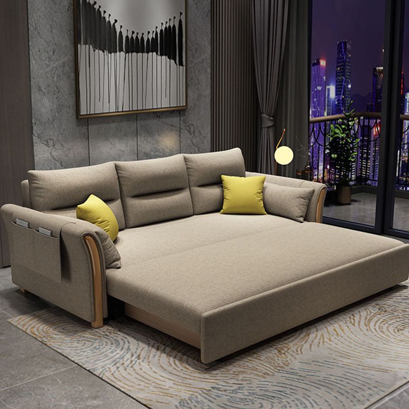 Fabric Sofa Bed Settee Furniture Flared Arm Latex Filled Sofa Clearhalo 'furn' 'furn_sofas' 'Furniture' 'furniture_sofas' 'kitchen' 'kitchen_sofas' 'Living Room Furniture' 'Sofa' 'sofas' 1200x1200_e26d9208-c14f-408d-b623-fa3d965f859a