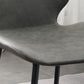 Restaurant Leather Beetle Shape Side Chair Wingback Matte Finish Dining Chair Clearhalo ' kitchen&dining_furn' 'Dining Chairs' 'Dining Tables & Seating' 'dining_chair' 'furn' 'furn_dining_chair' 'Furniture' 'furniture_dining_chair' 'Kitchen & Dining Furniture' 'kitchen' 1200x1200_e270347f-9de7-4005-8f36-78db15838c0e