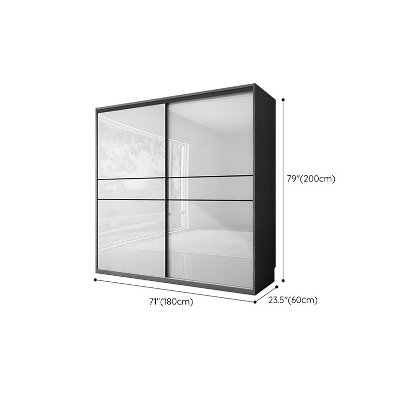 Manufactured Wood Glossy White Storage Cabinet Modern Cabinet for Bedroom Clearhalo 'Armoires & Wardrobes' 'armoires_wardrobes' 'Bedroom Furniture' 'furn' 'furn_armoires_wardrobes' 'Furniture' 1200x1200_e271f481-1271-4a7c-92ed-f75293850959
