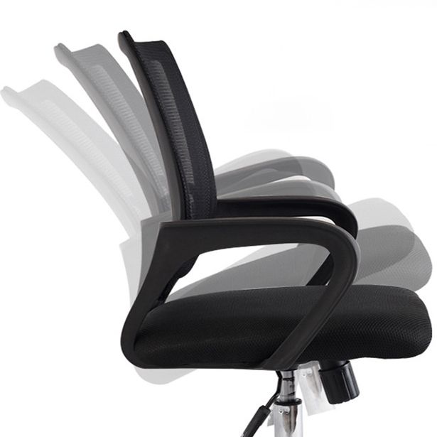 Contemporary Tilt Mechanism Microfiber Chair Task Mid-Back Arm Chair Clearhalo 'furn' 'furn_office_chair' 'Furniture' 'Office Chairs' 'Office Furniture' 'office_chair' 1200x1200_e272fc37-2185-45a2-88fa-fc38af026c63