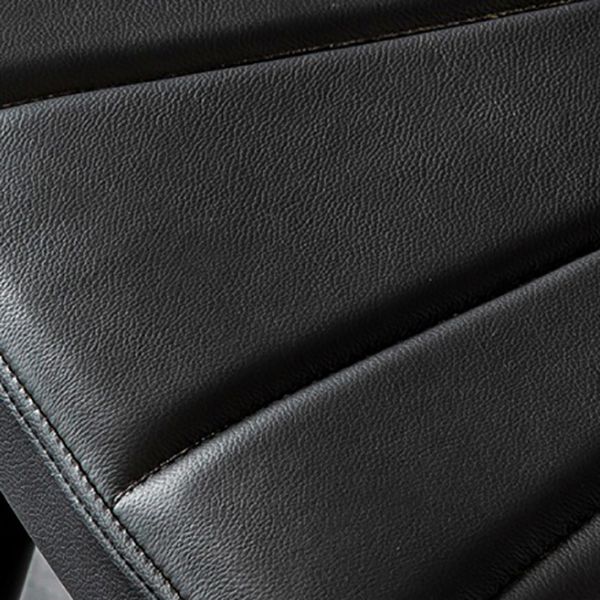 Scandinavian Metal Stool Leather Upholstered Counter Stool in Matte Finish for Indoor Clearhalo 'Bar Furniture' 'Bar Stools' 'bar_stools' 'furn' 'furn_bar_stools' 'Furniture' 'Kitchen & Dining Furniture' 1200x1200_e277b3f4-b736-4ca2-8ac4-fe5ac60652d2