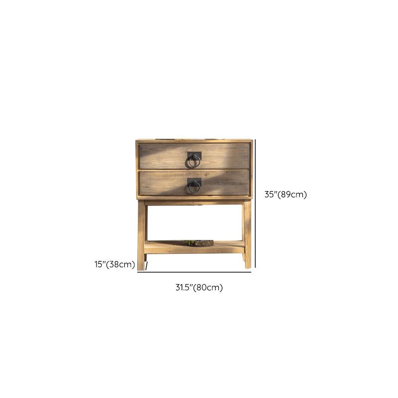 Cómoda tradicional americana Cómoda cómoda con almacenamiento de madera maciza