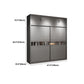 Contemporary Wooden Wardrobe Gray Colour Wardrobe Closet with Sliding Door