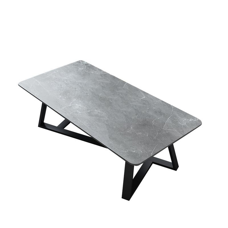 Frame 15.7" H 1 Single Cocktail Table Rectangular Slate Simple Coffee Table Clearhalo 'Coffee & Accent Tables' 'Coffee Tables' 'coffee_tables' 'furn' 'furn_coffee_tables' 'Furniture' 'Living Room Furniture' 1200x1200_e27e02d8-895e-439a-80c8-169b867e5742