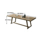 Solid Wood Contemporary Rectangular Dining Table Pine Wood Top Table with Trestle Base Clearhalo ' dining_table' 'Dining Tables & Seating' 'Dining Tables' 'furn' 'furn_dining_table' 'Furniture' 'furniture_dining_table' 'Kitchen & Dining Furniture' 'kitchen&dining_furn' 'kitchen' 'kitchen_dining_table' 1200x1200_e27eba24-7c26-4802-b5d9-38acba0cfe66