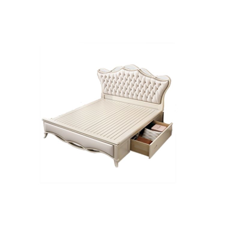 Victoriaans verstelbare hoogte bed gestoffeerd hoofdeinde standaardbed