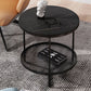 21"H Contemporary Cocktail Table Storage Round Coffee Cocktail Table Clearhalo 'Coffee & Accent Tables' 'Coffee Tables' 'coffee_tables' 'furn' 'furn_coffee_tables' 'Furniture' 'Living Room Furniture' 1200x1200_e282a046-9559-43be-9ba6-213f97f7cb23