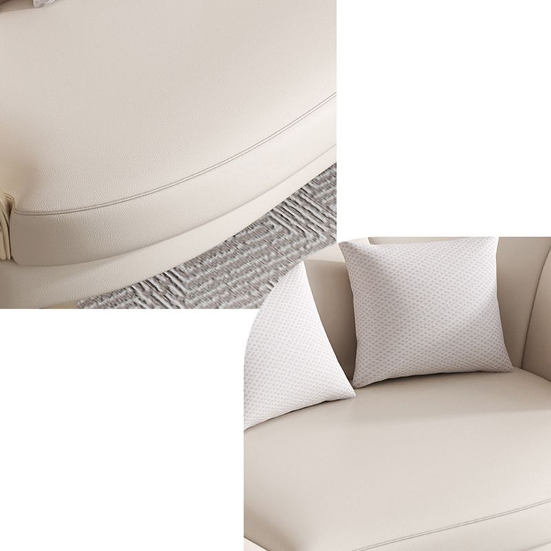 Canapé de salon scandinave authentique smoking en cuir