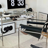 Mesa de laptop de dormitorio de escritorio rectangular de 31.5 "H con estante