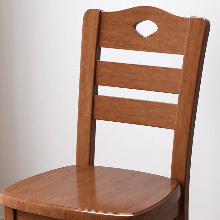 Contemporary Wood Side Chair Armless Ladder Back Dining Chair for Home Use Clearhalo ' kitchen&dining_furn' 'Dining Chairs' 'Dining Tables & Seating' 'dining_chair' 'furn' 'furn_dining_chair' 'Furniture' 'furniture_dining_chair' 'Kitchen & Dining Furniture' 'kitchen' 1200x1200_e288e722-23dd-441d-a86b-53b0c4251b5c