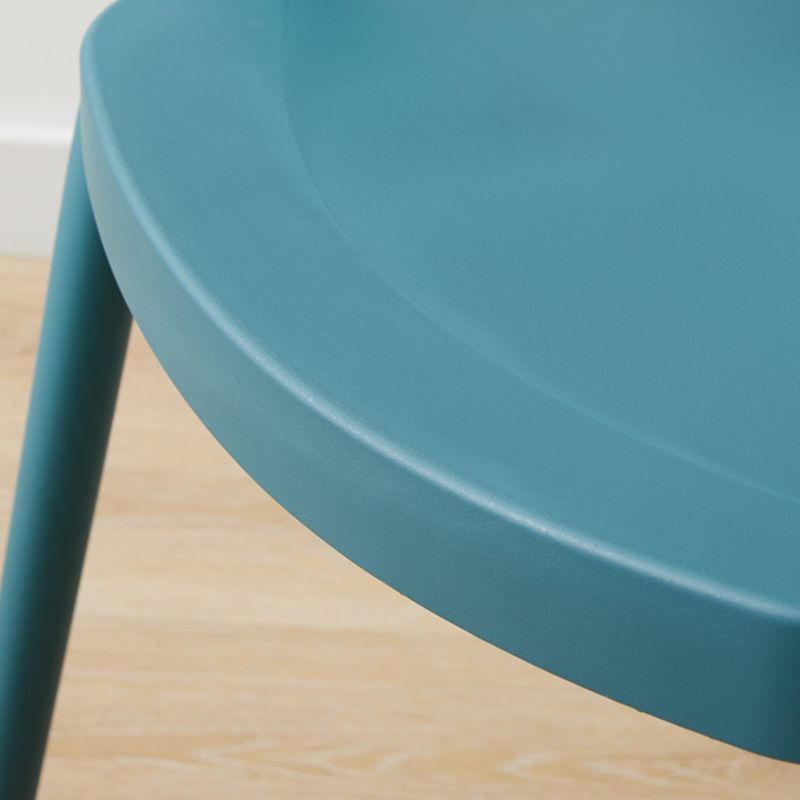 Scandinavian Plastic Stacked Side Chair Open Back Dining Side Chair for Home Use Clearhalo ' kitchen&dining_furn' 'Dining Chairs' 'Dining Tables & Seating' 'dining_chair' 'furn' 'furn_dining_chair' 'Furniture' 'furniture_dining_chair' 'Kitchen & Dining Furniture' 'kitchen' 1200x1200_e2895fd8-b7eb-41e1-a9bc-24614b8906c2