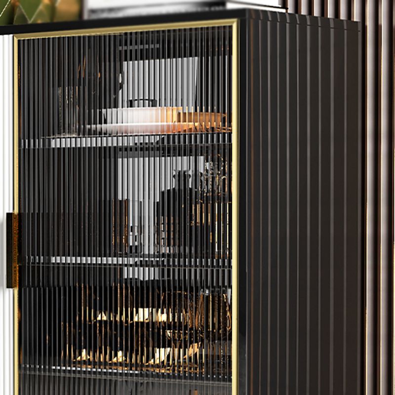 Server da pranzo in stile moderno 38 pollici Server a buffet in legno artificiale per cucina