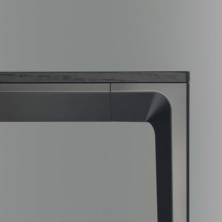 Modern Style Sintered Stone Table 4 Legs Aviation Aluminum Base Rectangle Table for Home Clearhalo ' dining_table' 'Dining Tables & Seating' 'Dining Tables' 'furn' 'furn_dining_table' 'Furniture' 'furniture_dining_table' 'Kitchen & Dining Furniture' 'kitchen&dining_furn' 'kitchen' 'kitchen_dining_table' 1200x1200_e28b7b8b-47de-4d20-a923-e83bf6868591