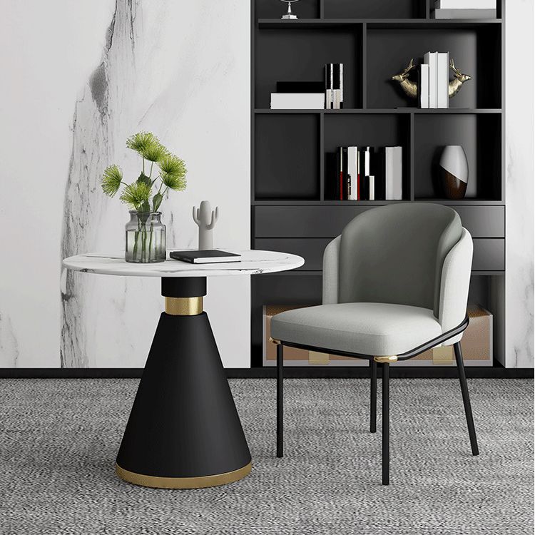 Contemporary 1/2/5 Pieces Dining Set Round Dining Room Table Set Clearhalo 'Dining Room Sets' 'Dining Tables & Seating' 'dining_room_set' 'furn' 'furn_dining_room_set' 'Furniture' 'furniture_dining_room_set' 'Kitchen & Dining Furniture' 'kitchen&dining_furn' 'kitchen' 1200x1200_e28bce0c-e7f7-4f5e-93f4-9f3027aebd8b