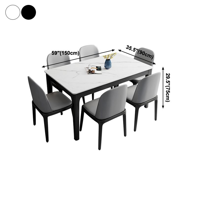 Midcentury Style Dining Room Collection 4 Legs Dining Site Table for Dining Room Clearhalo ' dining_table' 'Dining Tables & Seating' 'Dining Tables' 'furn' 'furn_dining_table' 'Furniture' 'furniture_dining_table' 'Kitchen & Dining Furniture' 'kitchen&dining_furn' 'kitchen' 'kitchen_dining_table' 1200x1200_e28c4c22-5174-4da2-817e-c0f7dc14cc81