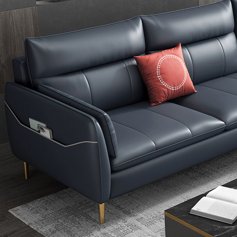 Living Room Stationary Pillow Top Arm Sewn Pillow Back Blue Sofa Clearhalo 'furn' 'furn_sofas' 'Furniture' 'furniture_sofas' 'Living Room Furniture' 'Sofa' 'sofas' 1200x1200_e28cc4a1-b531-4a08-a365-7b5a8ce5e482